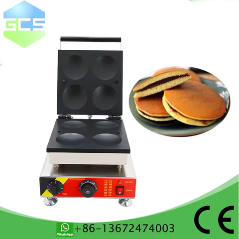 Máquina de Waffles e Panquecas 4 Peças