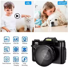 Câmera Digital 4K WiFi Profissional Thumbnail 3