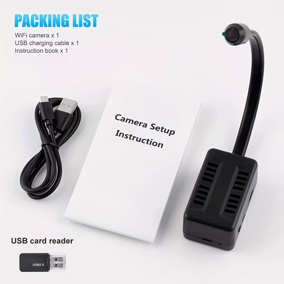 Mini Câmera Wi-Fi 1080p HD