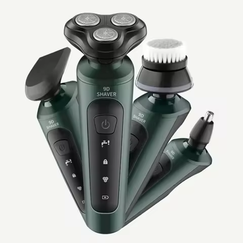 Barbeador Elétrico Homens Rotativo