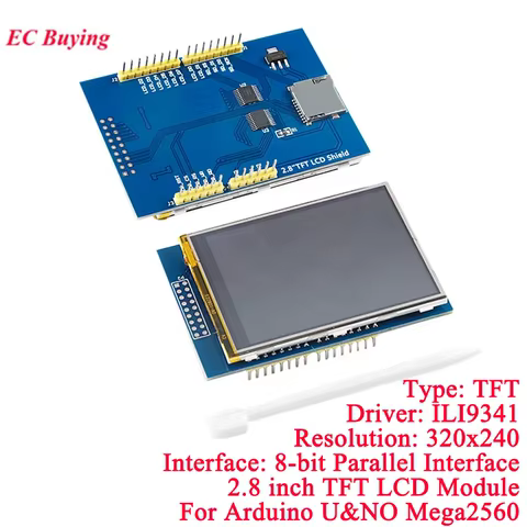 Tela LCD TFT 2.8" Arduino