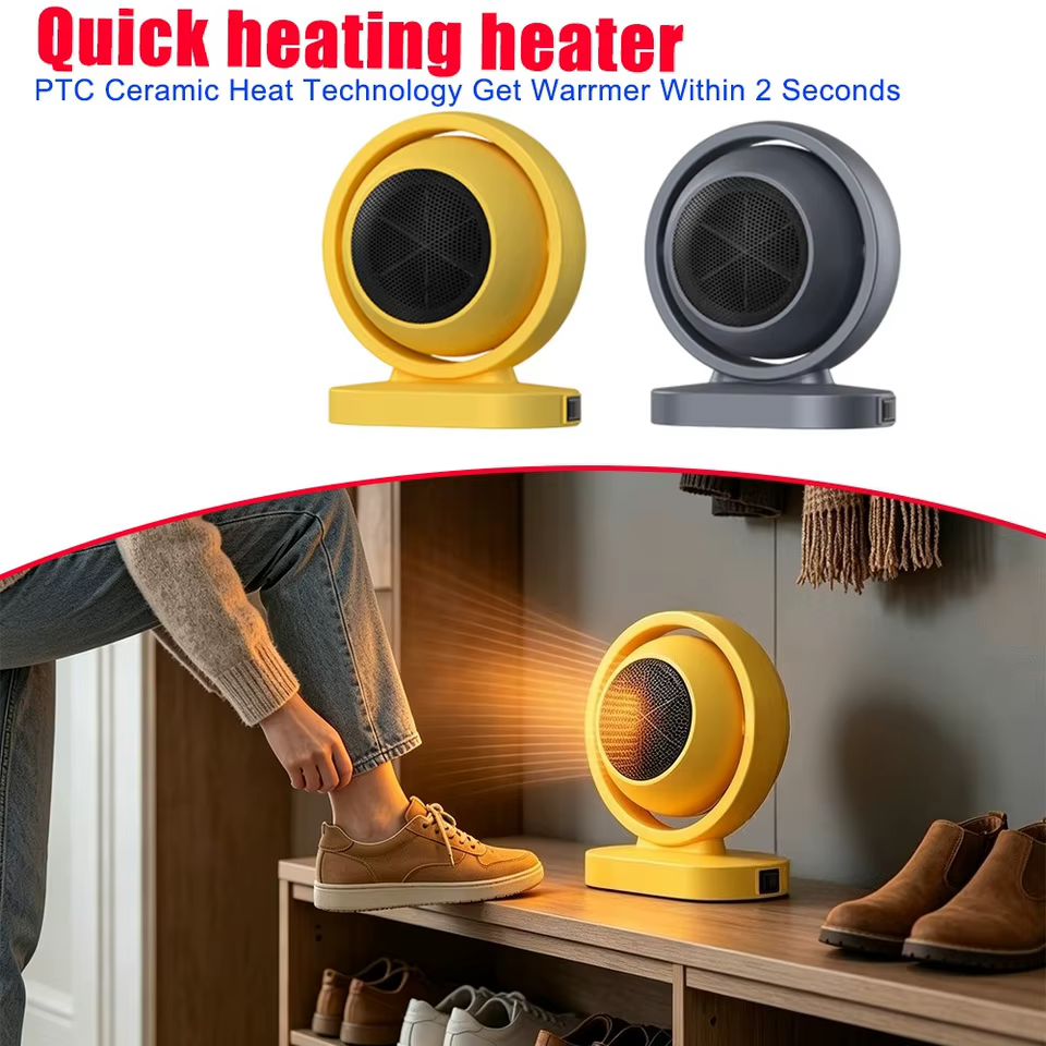 Aquecedor Portátil com Ventilador