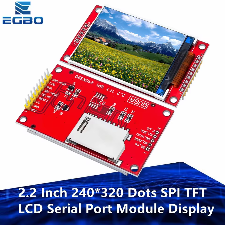 TFT LCD 2.2" 240x320 SPI Arduino