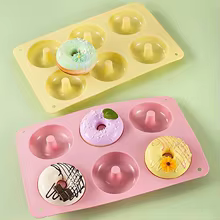 Molde de Silicone para Donuts 6 Cavidades Thumbnail 1