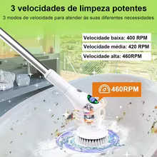 Escova de Limpeza Elétrica 8 em 1 Thumbnail 4