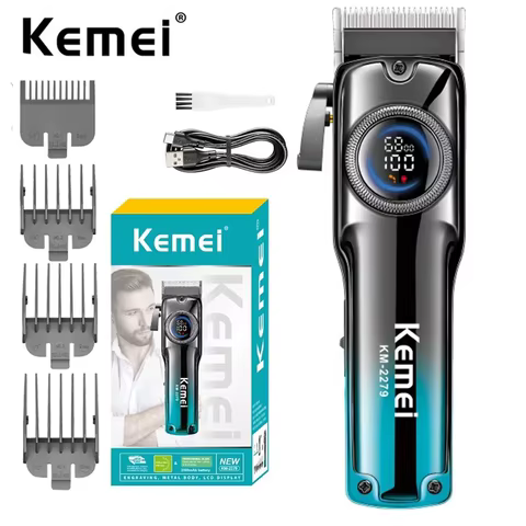 Kemei 2279 Máquina de Cortar Cabelo Sem Fio