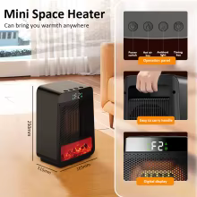 Aquecedor Portátil 1000W PTC Thumbnail 6