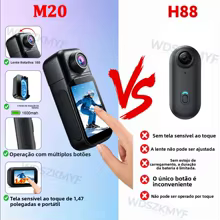 Câmera de Ação 4K Mini Wi-Fi Thumbnail 2