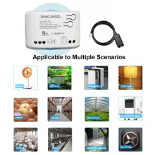 Interruptor Wi-Fi Inteligente com Sensor de Temperatura Thumbnail 2