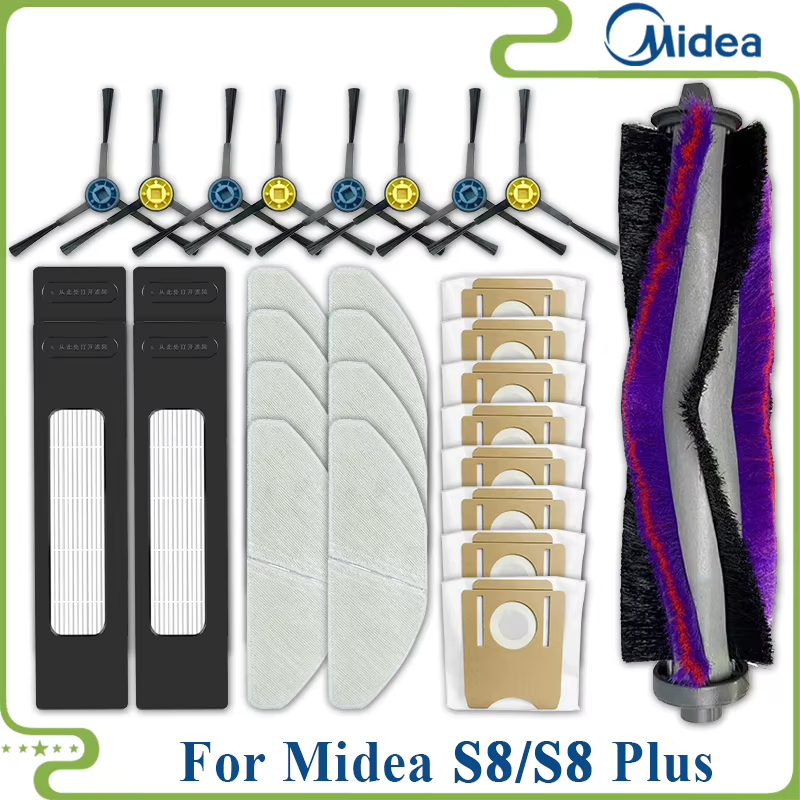 Peças Reposição Aspirador Midea S8 + Plus