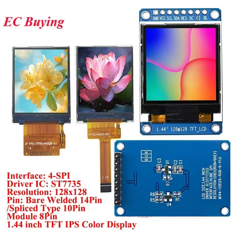 Display TFT 1.44" IPS 128x128 SPI