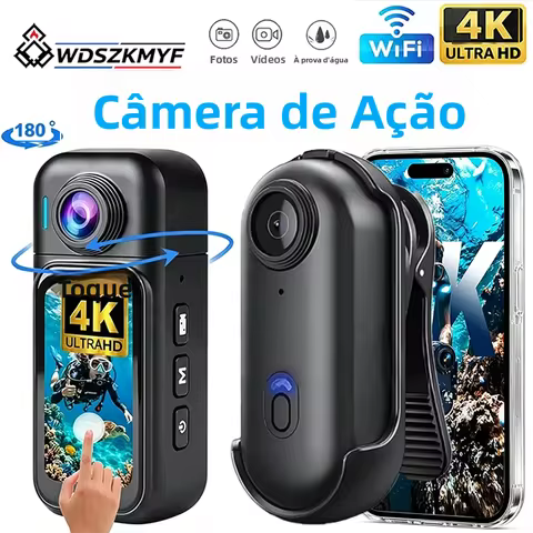 Câmera de Ação 4K WiFi Mini