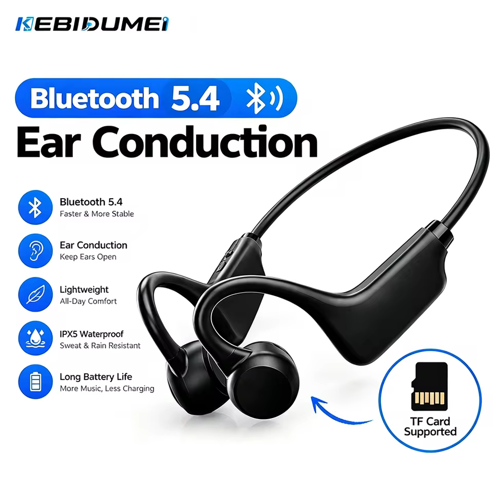 Fones Bluetooth 5.4 KEBIDUMEI