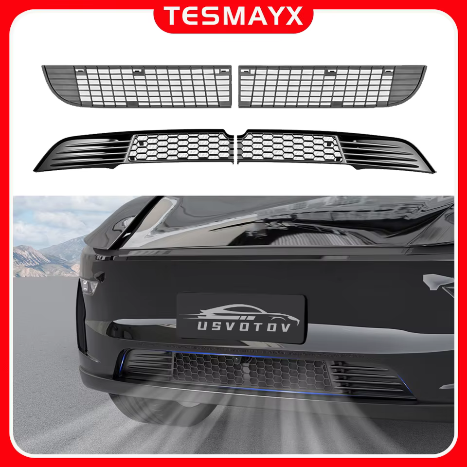 Grade Dianteira Tesla Model Y - Malha de Proteção