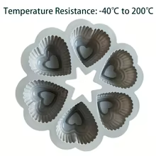 Molde de Silicone Coração Antiaderente Thumbnail 6