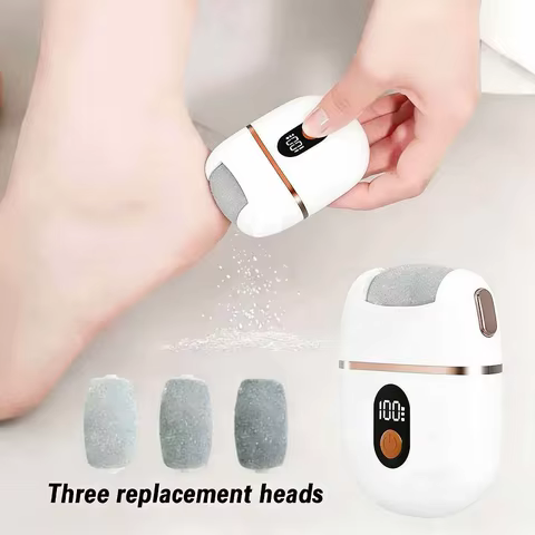 Exfoliador Elétrico para Pés Recarregável