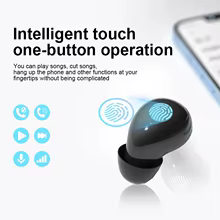 Mini Fones TWS Bluetooth 5.3 Invisíveis Thumbnail 5