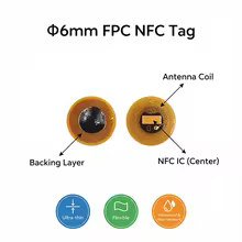 Etiqueta NFC Micro FPC 6mm NTAG213 Thumbnail 3