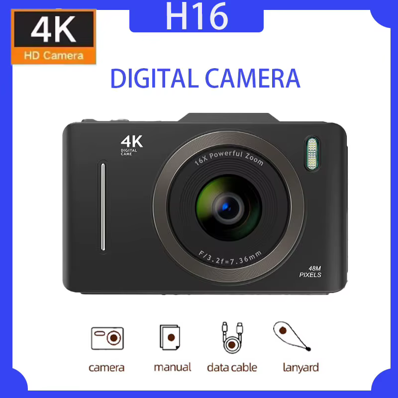 Câmera Digital 48MP 4K