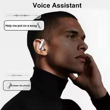 Fones de Ouvido Bluetooth 6.0 Open-Ear KEBIDUMEI Thumbnail 5