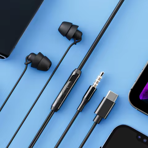 Fones de Ouvido com Fio e Microfone