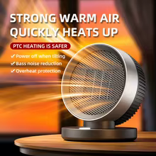 Aquecedor de Mesa PTC com Ventilador 500W Thumbnail 2