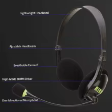 Headset USB com Cancelamento de Ruído Thumbnail 5