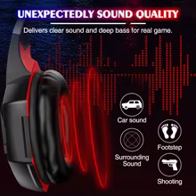 Headset Gamer Surround com Cancelamento de Ruído Thumbnail 2