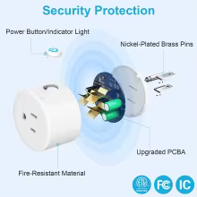 Tomada Inteligente Tuya 16A Zigbee WiFi Thumbnail 2