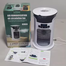 Mini Ventilador USB Portátil com Umidificador Thumbnail 6