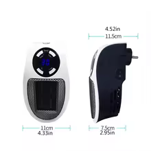 Aquecedor Portátil 500W com Controle Remoto Thumbnail 6