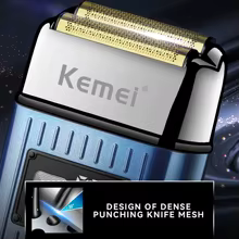 Barbeador Elétrico Kemei IPX6 Thumbnail 5
