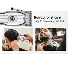 Aparador de Cabelo Hyena Sem Fio Profissional Thumbnail 3