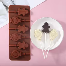 Moldes de Pirulito de Silicone Thumbnail 2