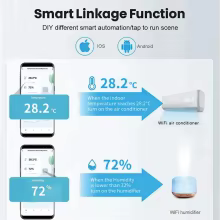 Sensor WiFi Temperatura e Umidade Tuya Thumbnail 5