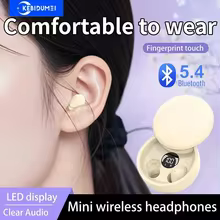 Fones TWS Invisíveis Bluetooth 5.4 Thumbnail 1