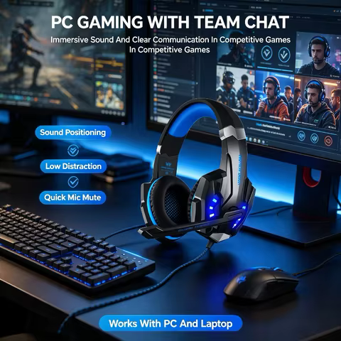 Fone Gamer RGB Mecha LED