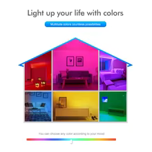 Fita LED RGB Inteligente Zigbee WiFi Thumbnail 6