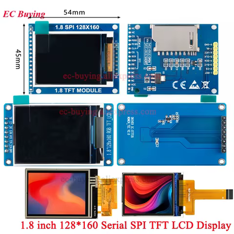 Módulo LCD TFT 1.8" 128x160 SPI
