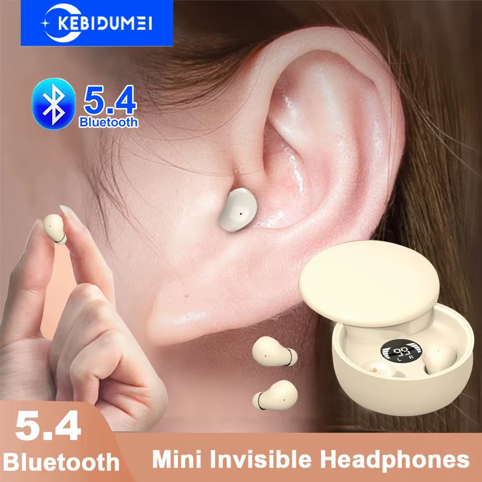 Fones Invisíveis Bluetooth 5.4
