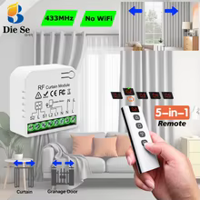 Interruptor de Persiana 433MHz 5 Canais Thumbnail 1