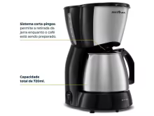 Cafeteira Britânia BCF19B Inox Thumbnail 4