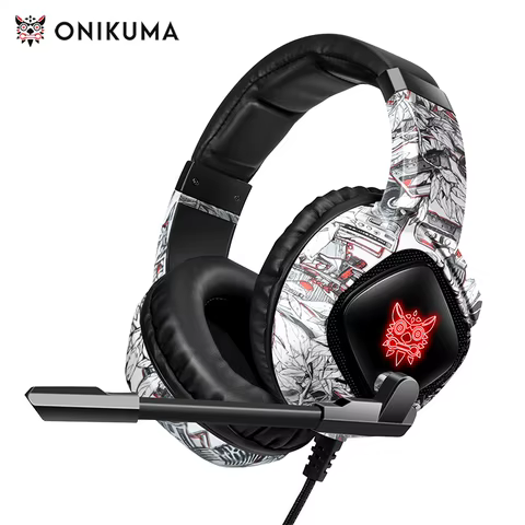 Fone Gamer ONIKUMA LED RGB