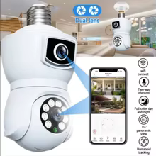 Câmera WiFi 8MP Lâmpada E27 Thumbnail 5