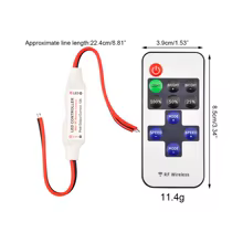 Controlador Dimmer RF Mini com Controle Remoto Thumbnail 1