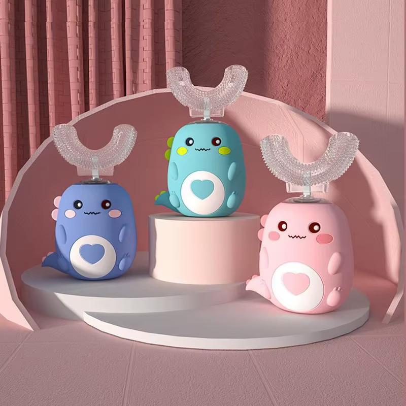 Escova de Dentes Elétrica Infantil Silicone