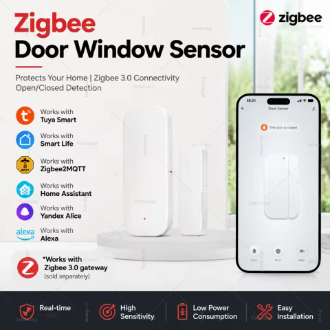 Sensor Zigbee 3.0 Tuya
