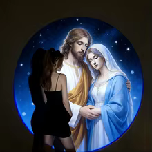 Projetor de Luz Cristã Natal Thumbnail 3