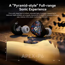 KBEAR Apex-P6 Fones HiFi Thumbnail 5