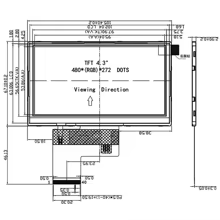 Tela LCD 4.3 Polegadas HD Thumbnail 3